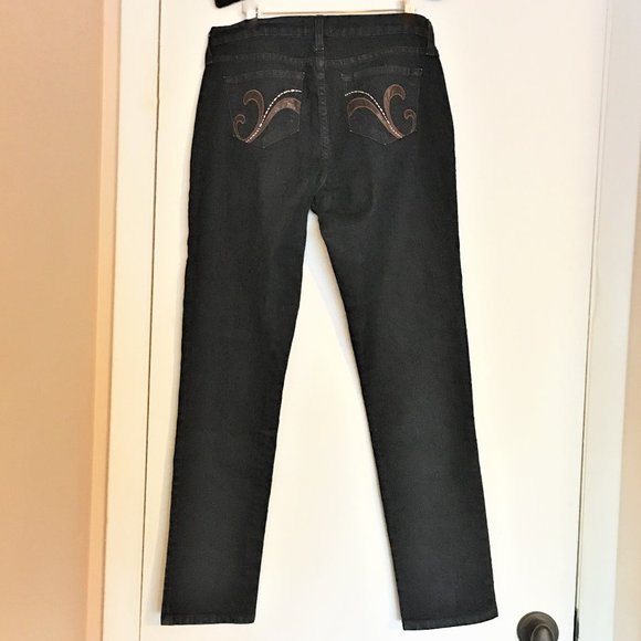 APHRODITE Straight Leg Embellished Pocket Jean  15 - Picture 7 of 11